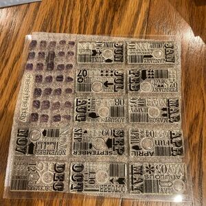 Close To My Heart CTMH - S1111 Cherish the Day  - My Acrylix Stamp Set